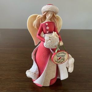 ENESCO The Heart of Christmas Angel Figurine